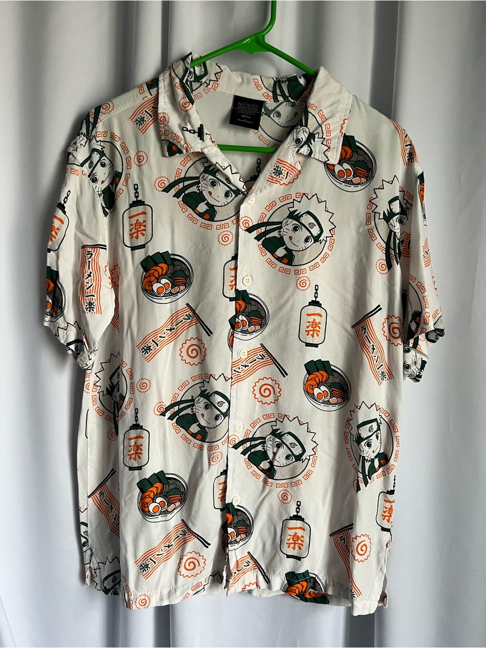Naruto Button Up Shirt Small